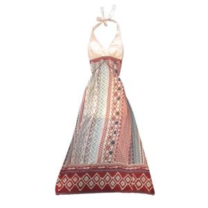 Teeze Me Juniors Halter Maxi Dress